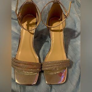 Silver Heels Size 6